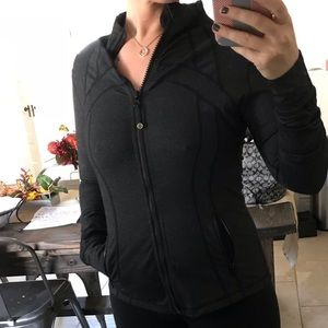 Lululemon zip up dark grey jacket